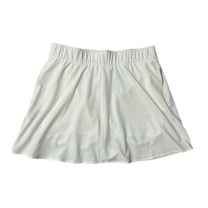 Talbots Cream Skort Preppy Tennis Pickleball Size Large Petite
